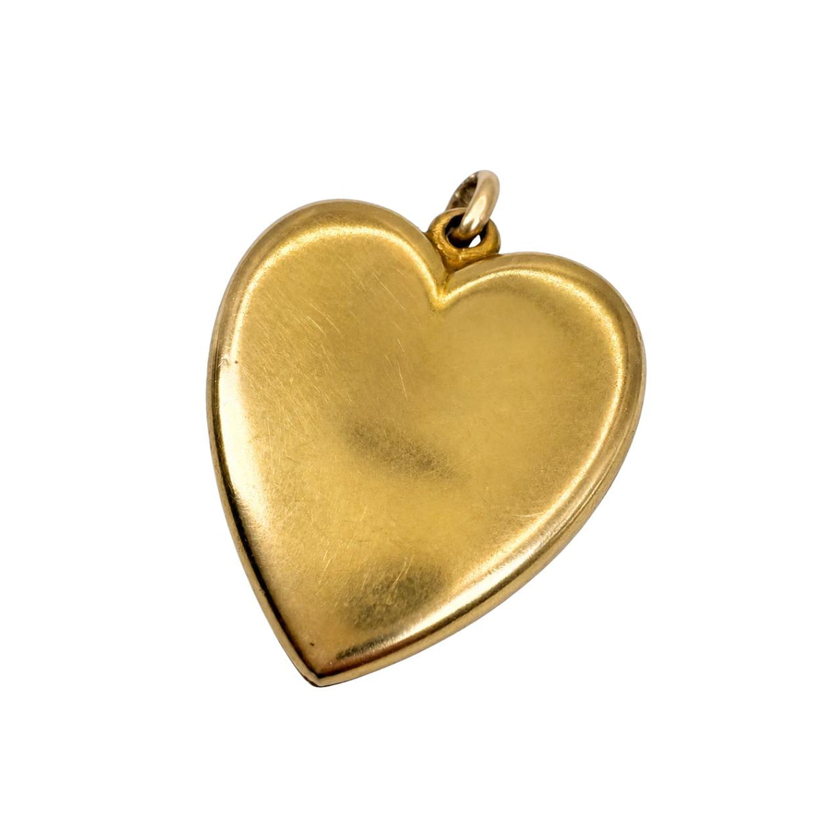 Victorian Diamond 10k Yellow Gold Heart Locket