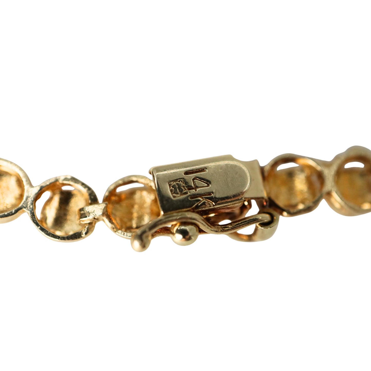 Vintage Sapphire 14k Yellow Gold Bracelet