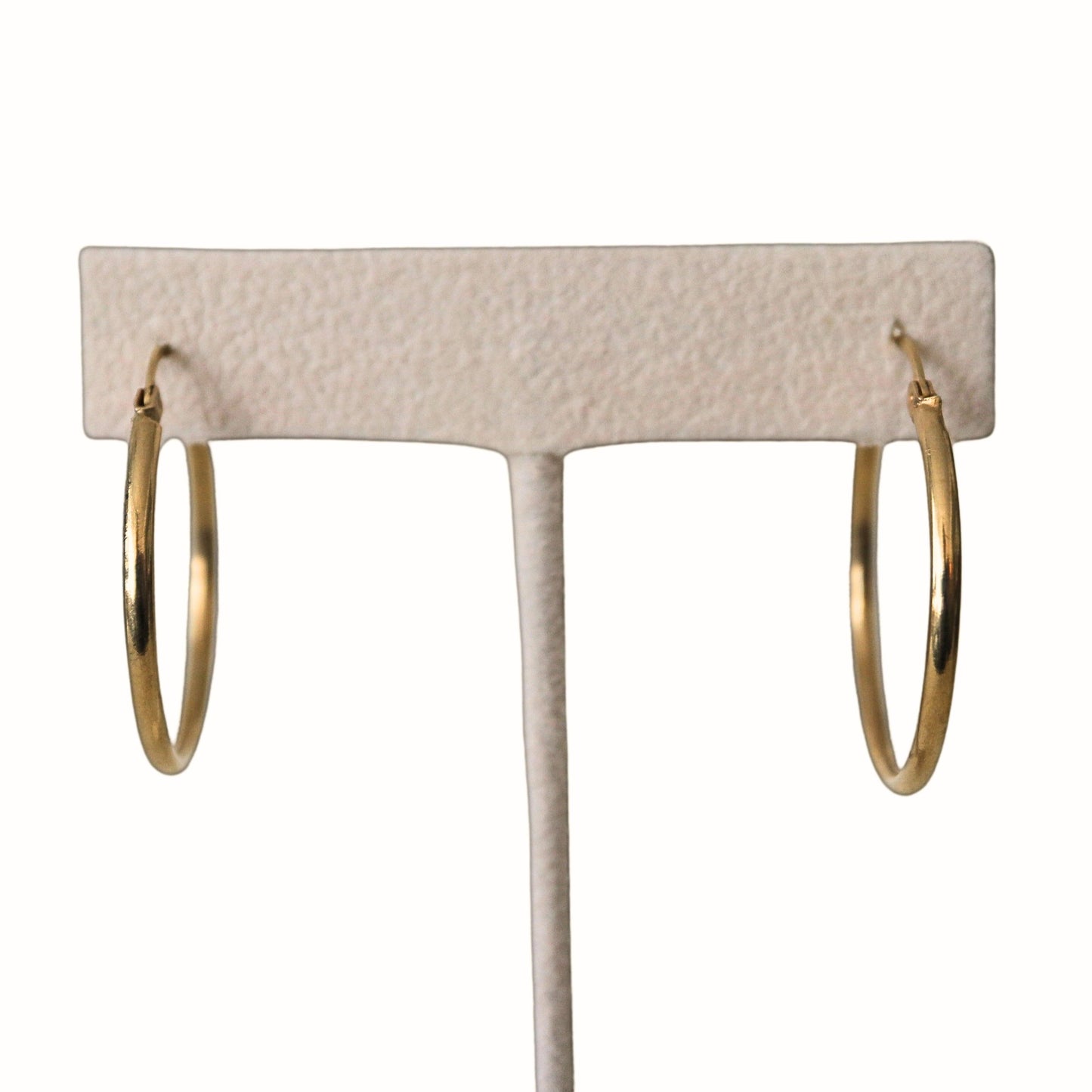 Vintage 14k Yellow Gold Hoop Earrings