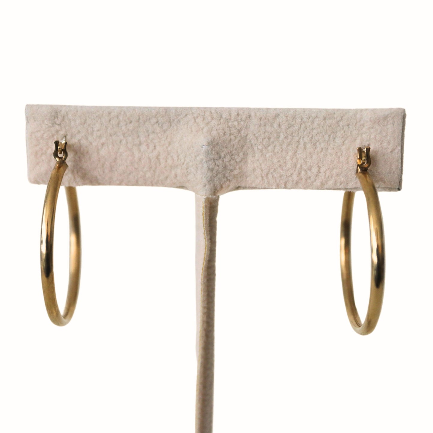 Vintage 14k Yellow Gold Hoop Earrings