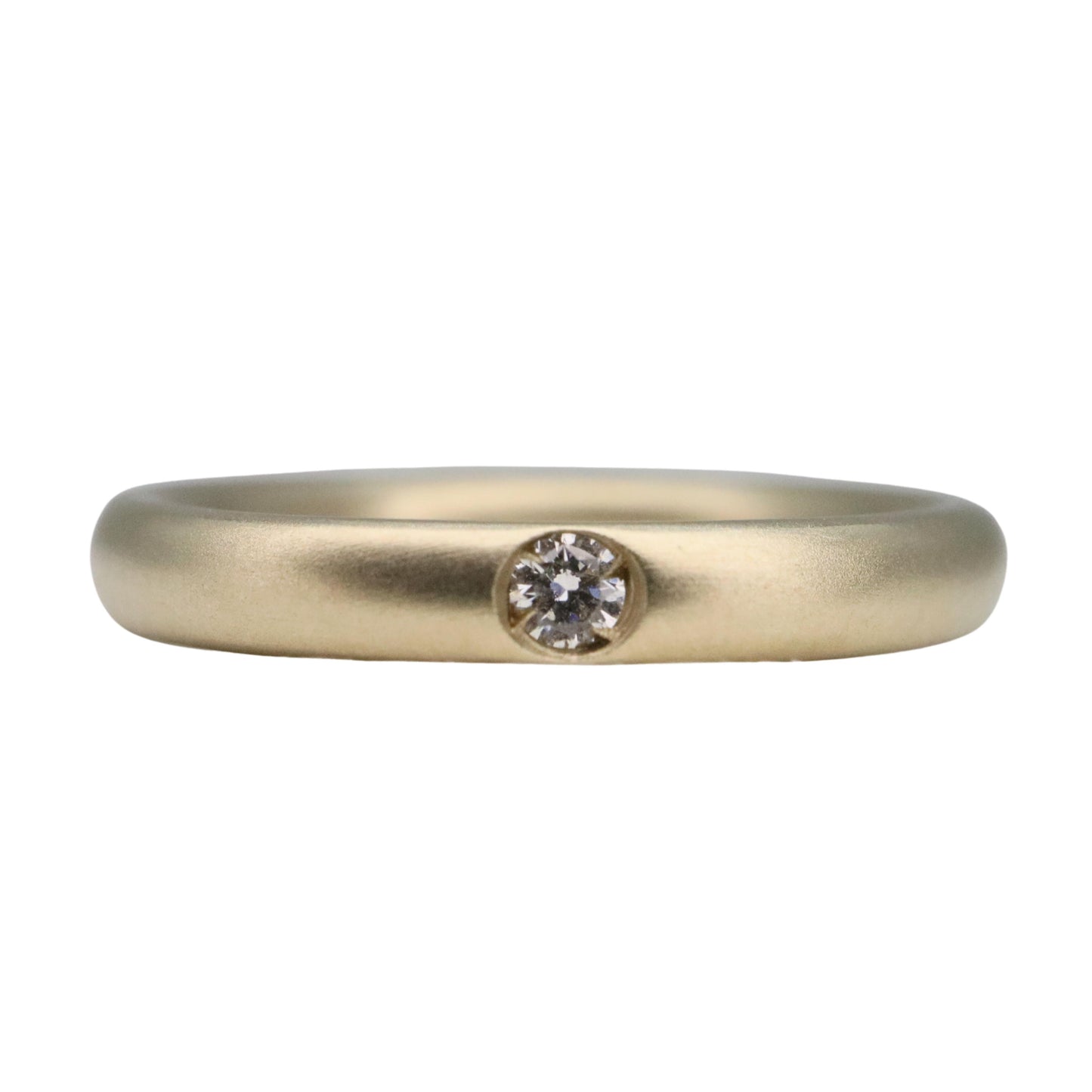 Vintage Italian Pomellato Lucciole Diamond 18k Yellow Gold Band Ring