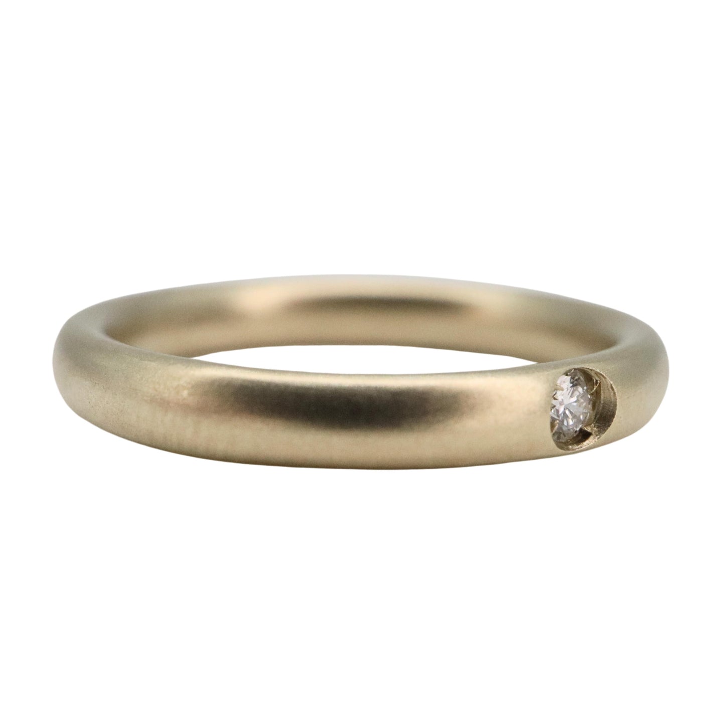 Vintage Italian Pomellato Lucciole Diamond 18k Yellow Gold Band Ring