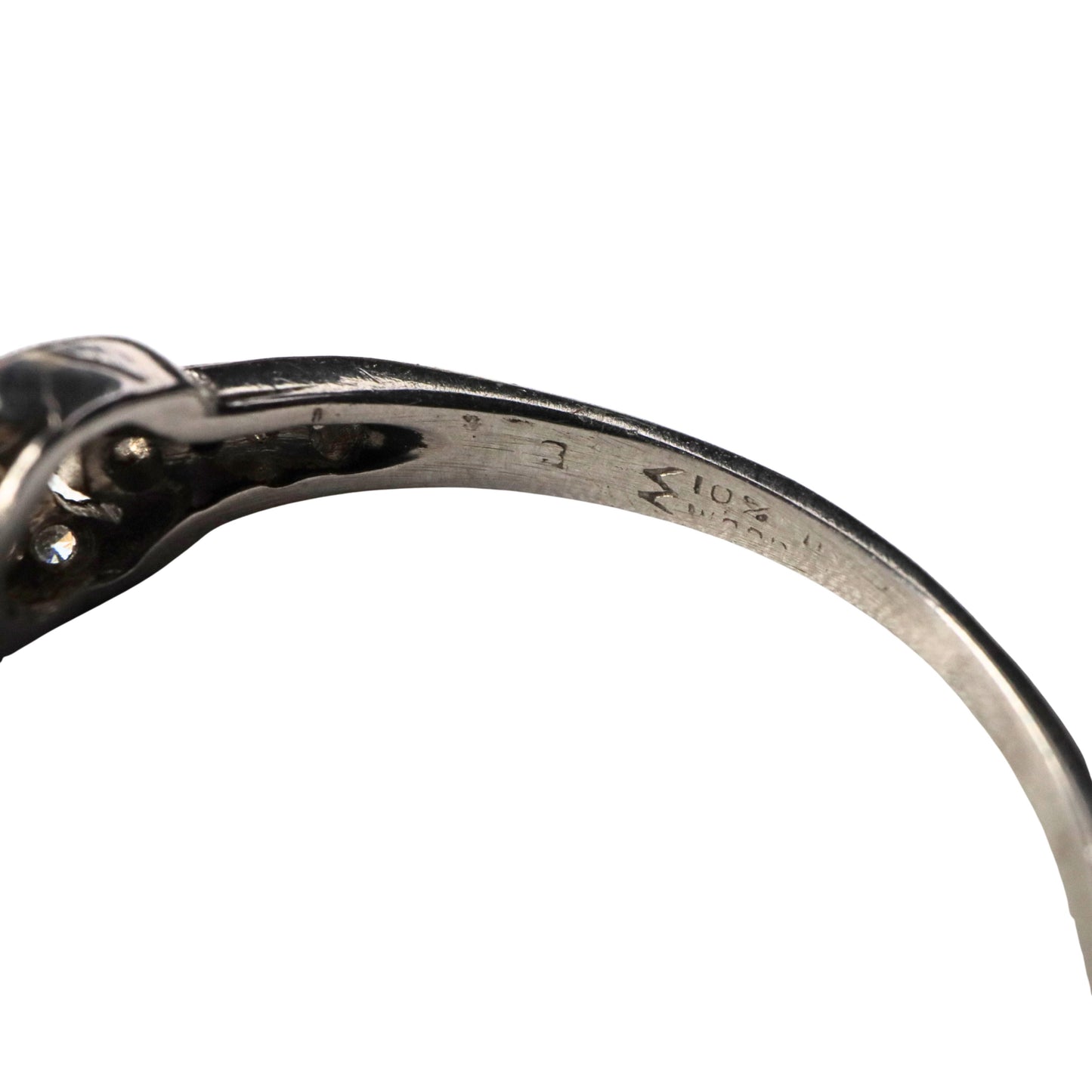 Art Deco 0.35 Carat Diamond Platinum Ring