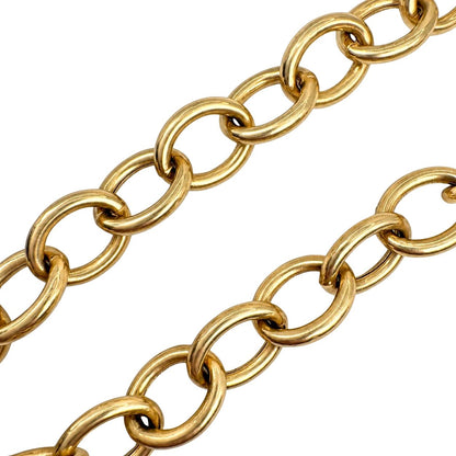 Vintage 14k Yellow Gold Cable Link Bracelet