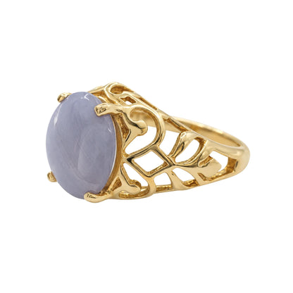 Vintage Star Sapphire 14k Yellow Gold Ring