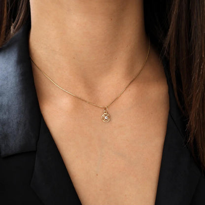 Victorian Diamond 14k Yellow Gold Charm
