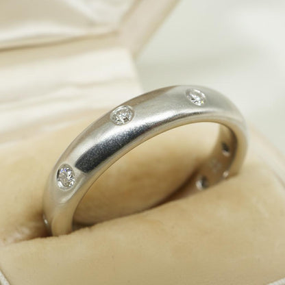 Vintage Tiffany & Co. Diamond Platinum Etoile Band Ring