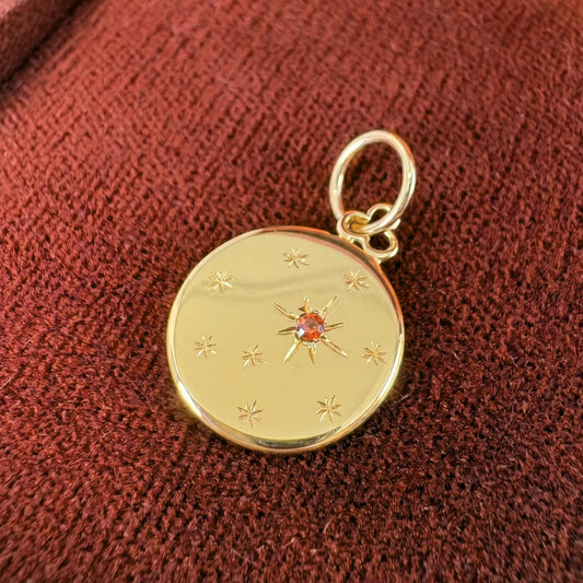 Devon Woodhill Citrine 18k Yellow Gold Charm