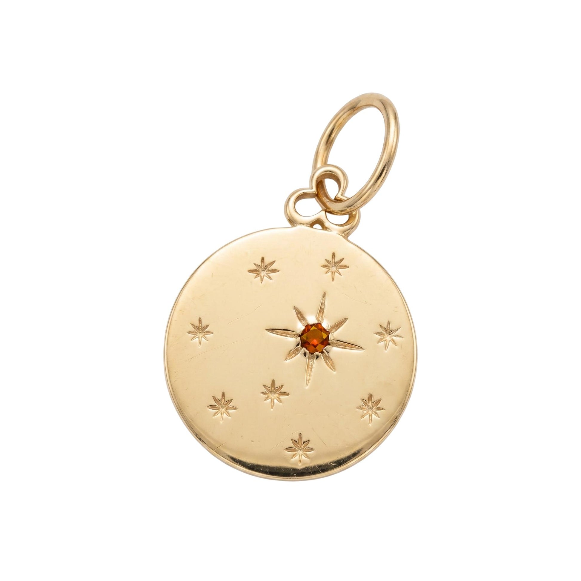 Devon Woodhill Citrine 18k Yellow Gold Charm