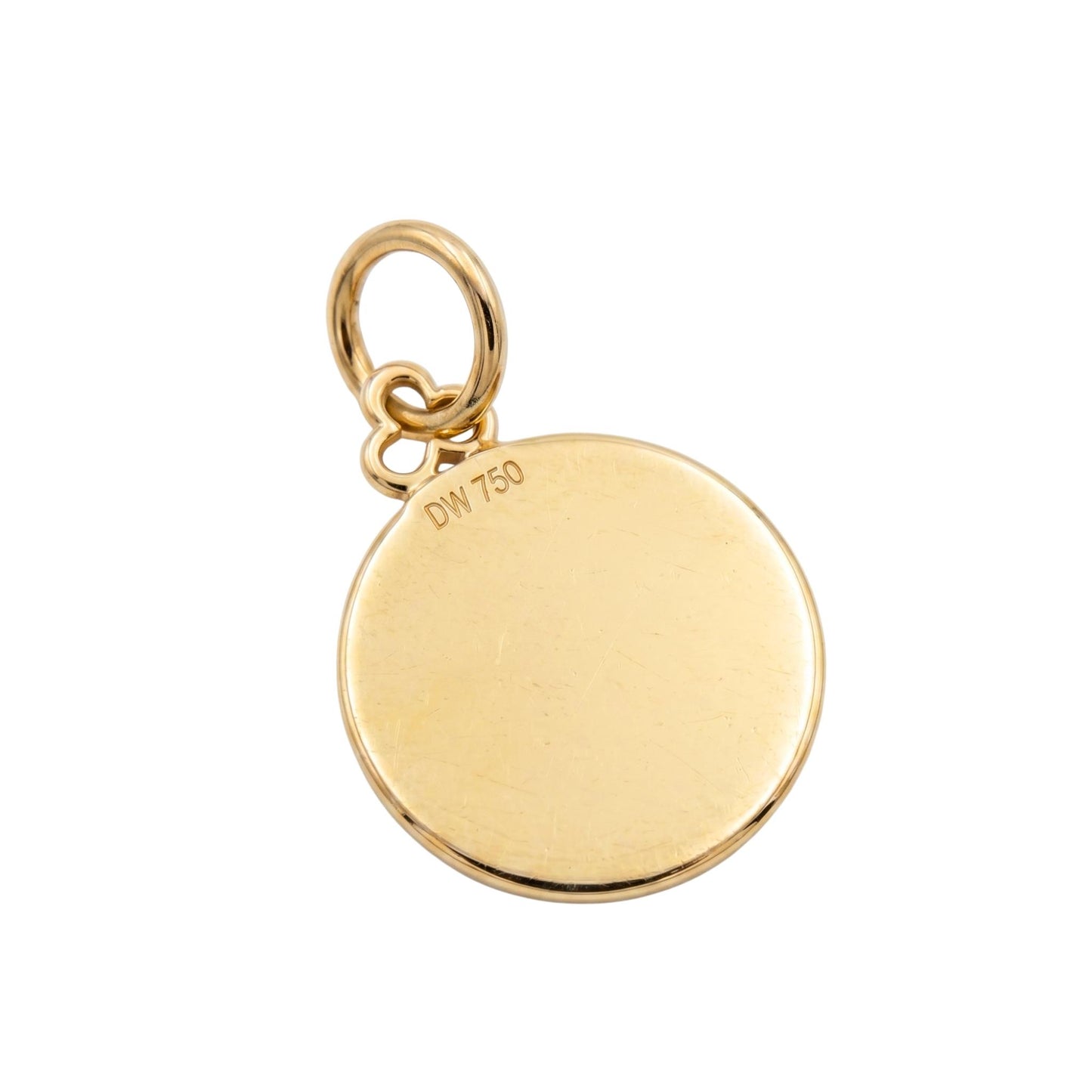Devon Woodhill Emerald Yellow Gold Charm