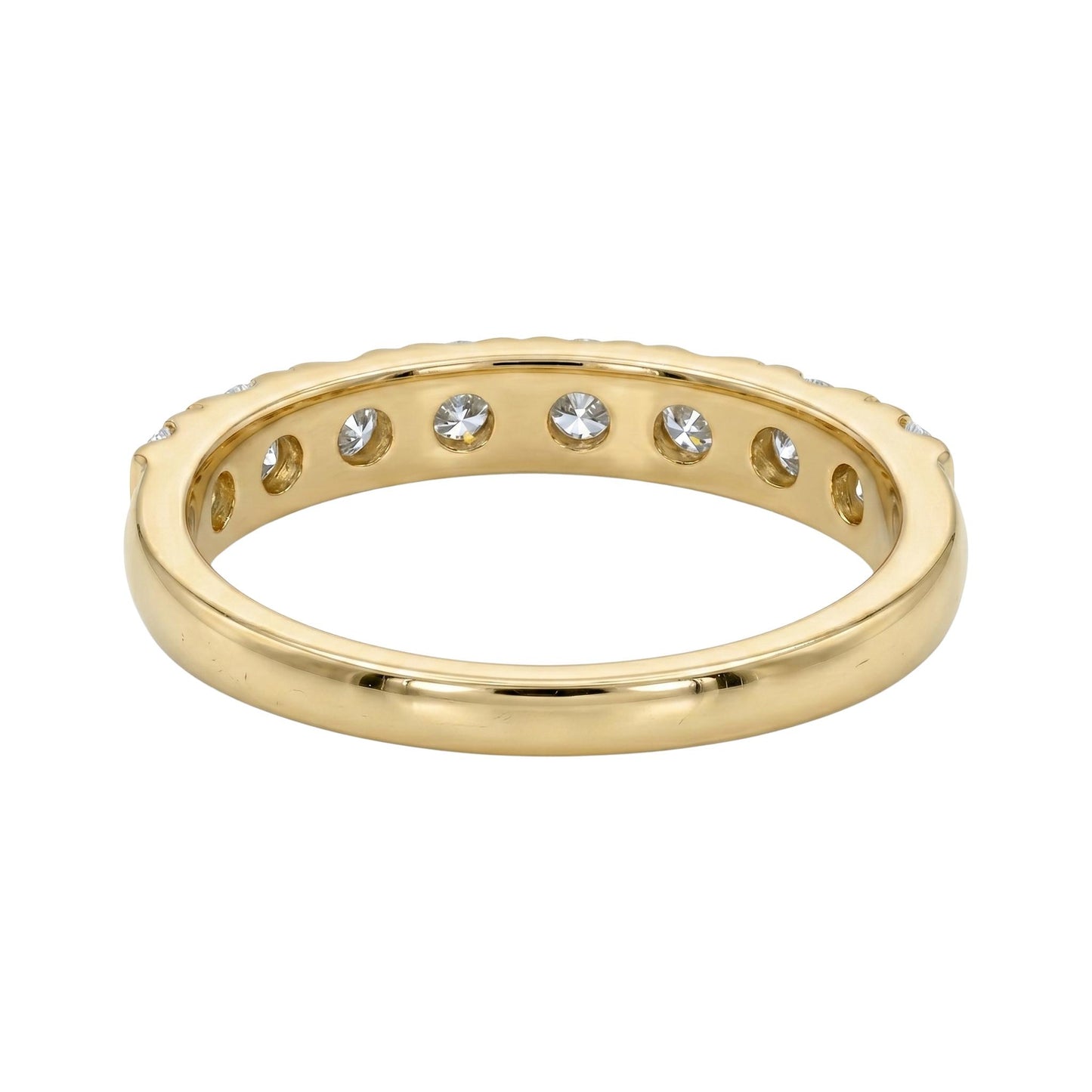 Vintage Diamond 14k Yellow Gold Band Ring