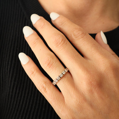 Vintage Diamond 14k Yellow Gold Band Ring