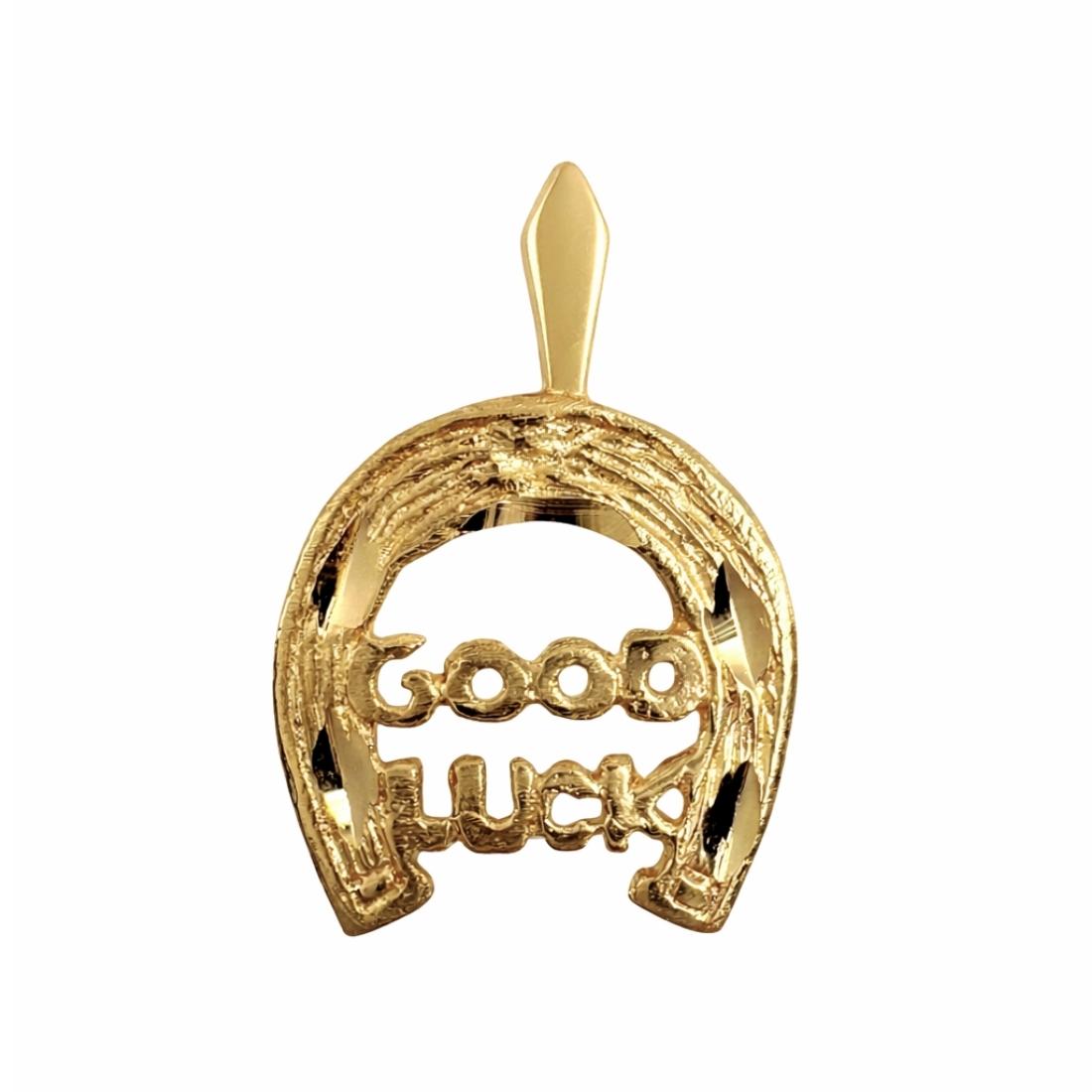 Vintage 14k Yellow Gold Good Luck Horseshoe Charm