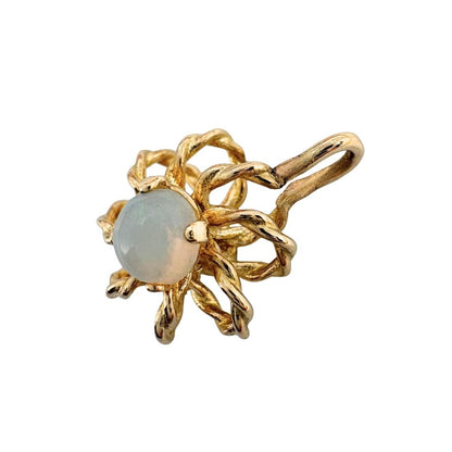 Vintage Opal 14k Yellow Gold Charm