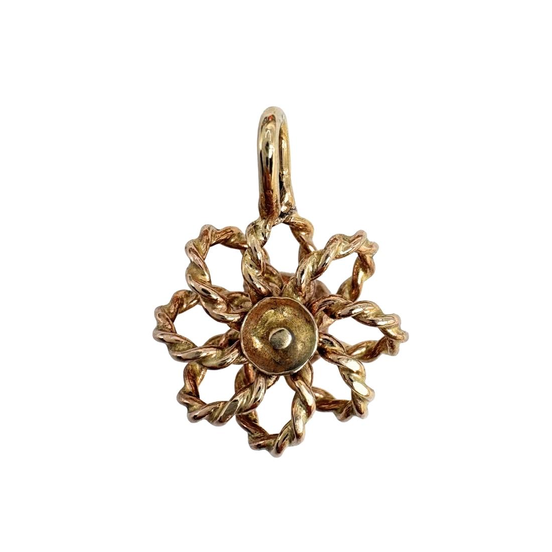 Vintage Opal 14k Yellow Gold Charm