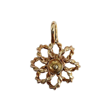 Vintage Opal 14k Yellow Gold Charm
