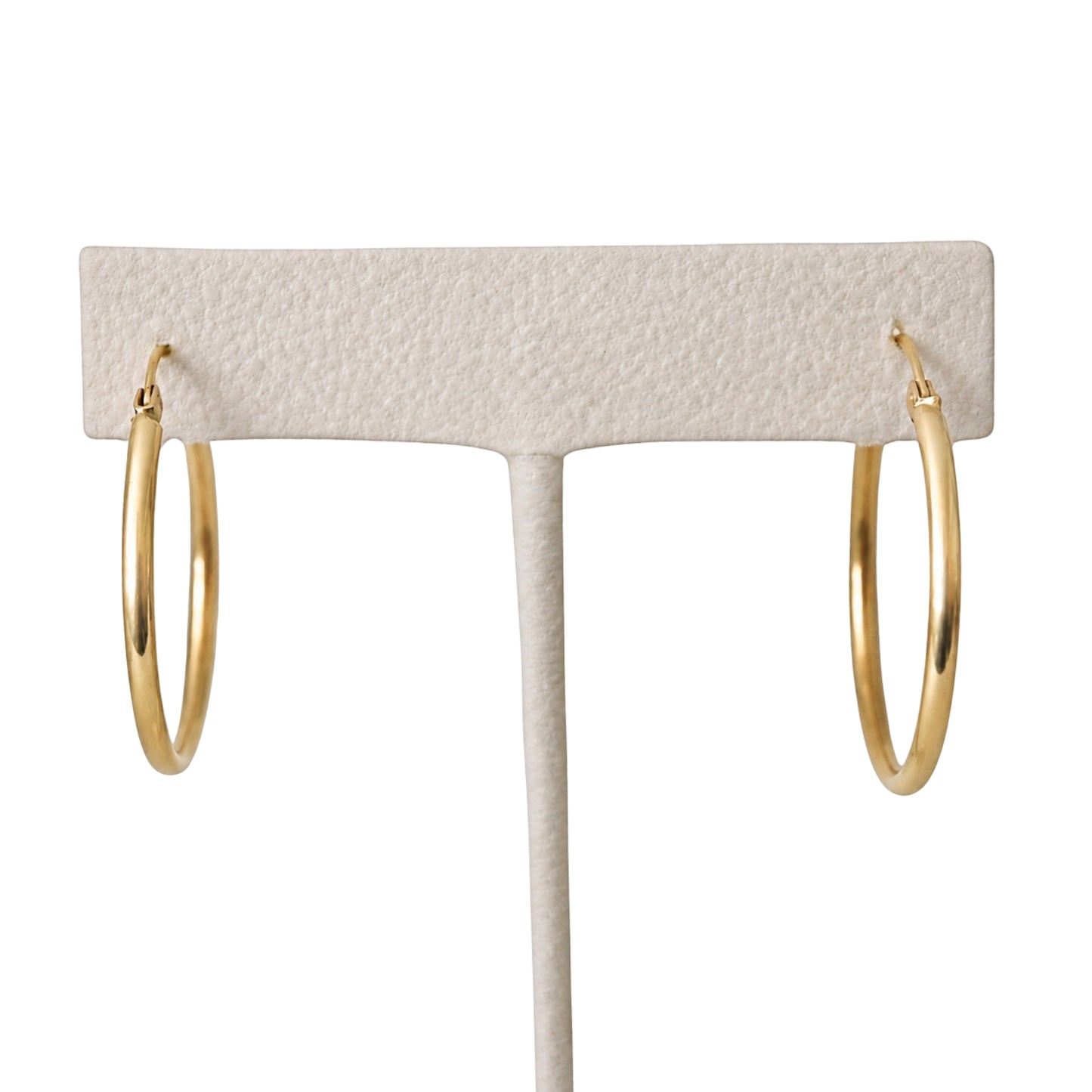 Vintage 14k Yellow Gold Hoop Earrings