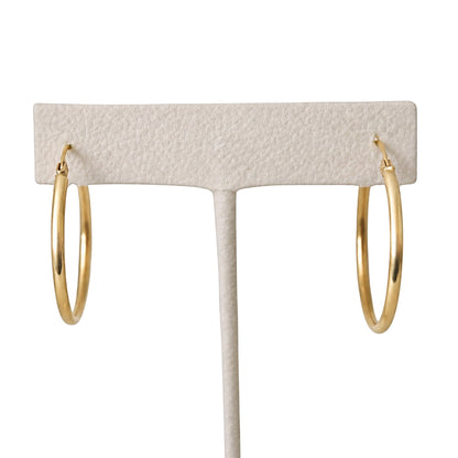 Vintage 14k Yellow Gold Hoop Earrings