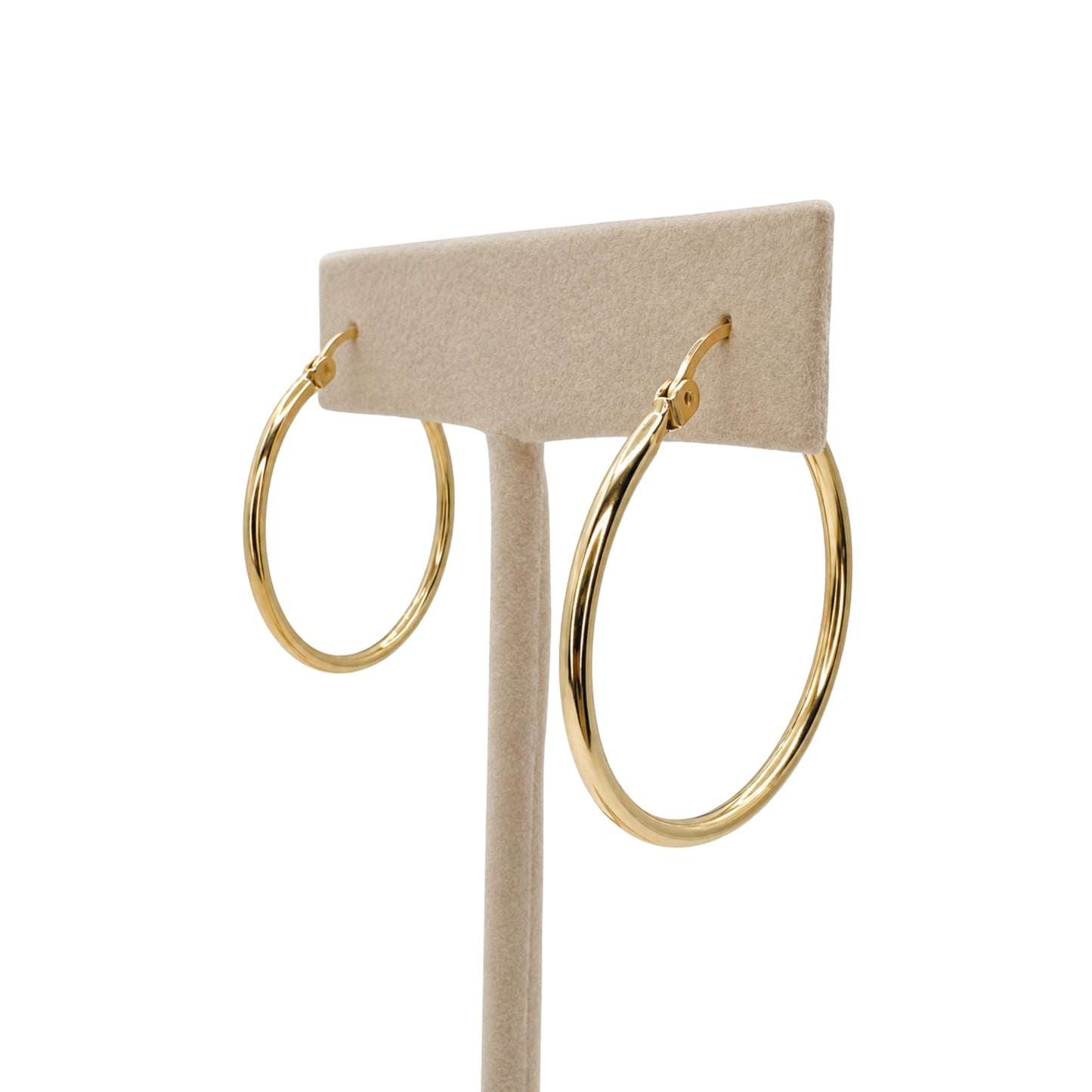 Vintage 14k Yellow Gold Hoop Earrings