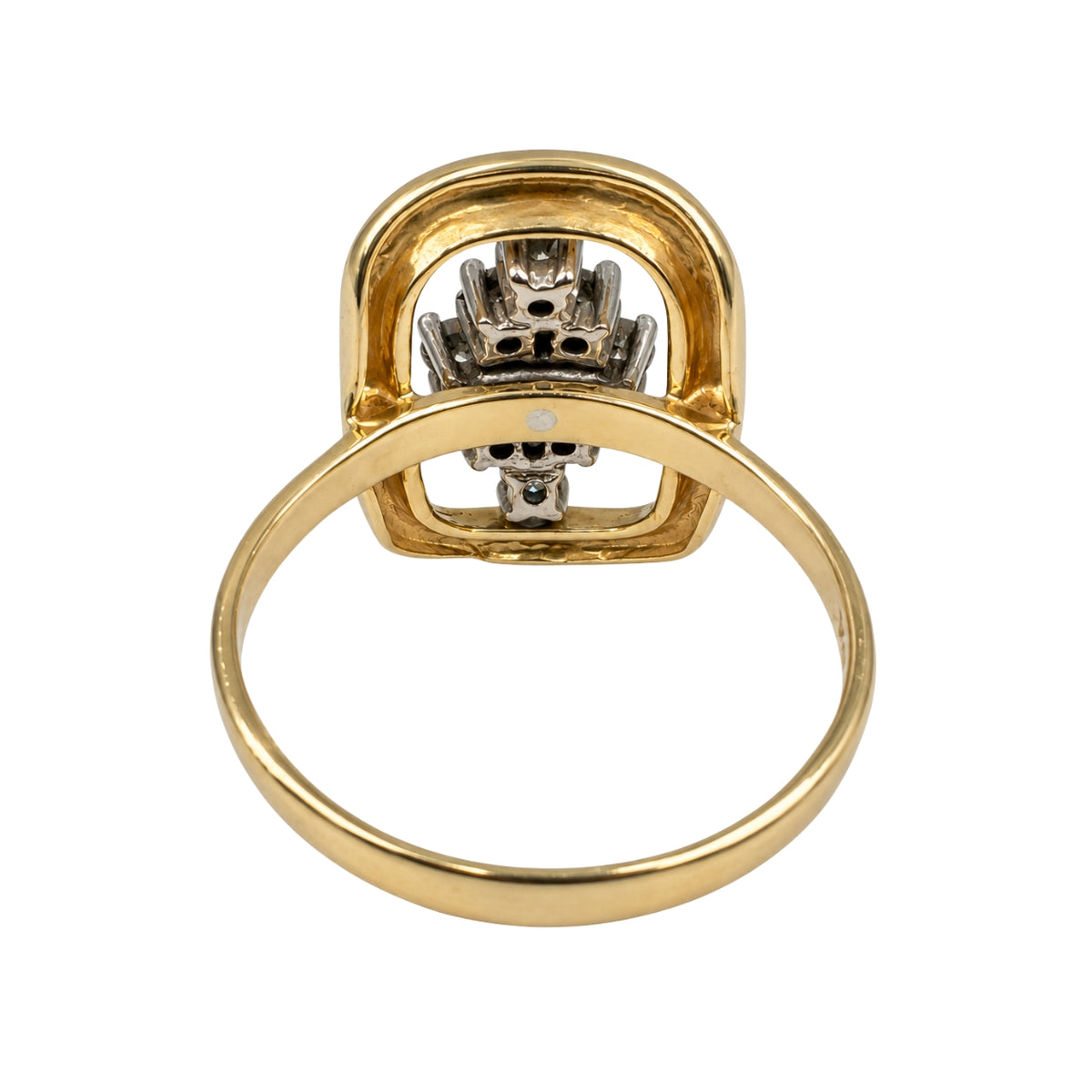 Vintage Diamond 14k Gold Openwork Ring