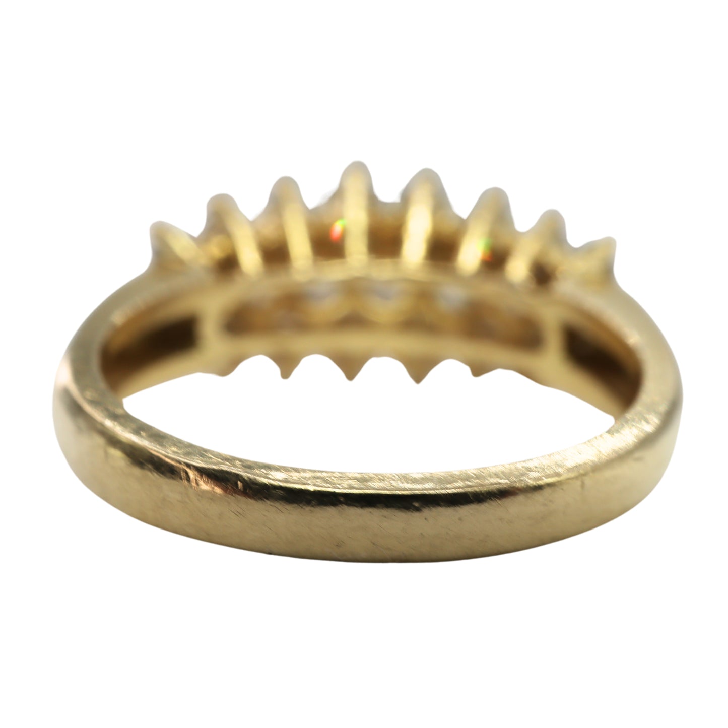 Vintage Diamond 14k Yellow Gold Band Ring