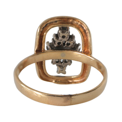 Vintage Diamond 14k Gold Openwork Ring