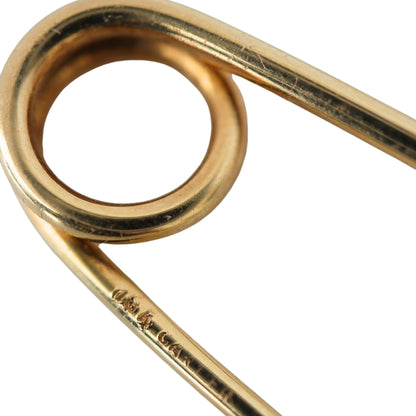 Vintage Cartier New York 18k Gold Large Safety Pin